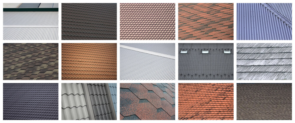 Different types of roofing materials