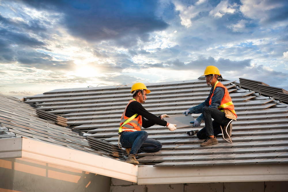 Men working on the roof